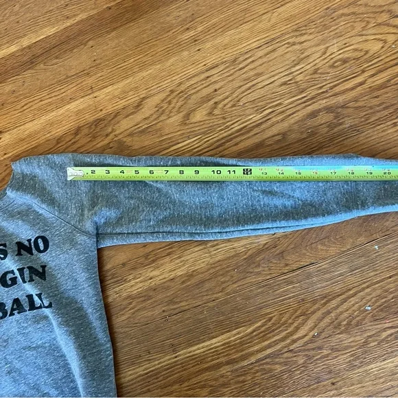 Gray Sporty There's No Crying In Baseball Classic Gameday Scoopneck Sweatshirt - Picture 7 of 7